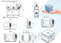 TL-7T Mini all Electric Injection Molding Machine for 86kN With Combined Auto loader and Dryer for 86kN