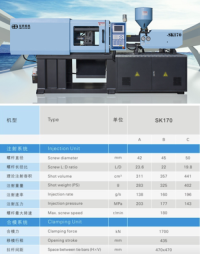 Low price plastic injection molding machine SK170 SERVO ENERGY SERIES