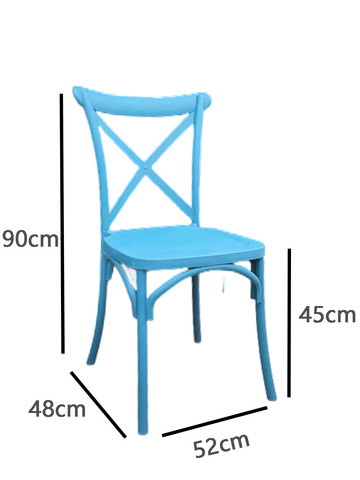 wedding chair party restaurant hotel chair Detachable Resin or Hard plastic cross back chair for event